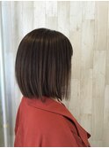 20代30代40代切りっぱなしツヤボブ×グラデーションカラー