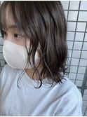 【Bianca】ゆるふわ波ウェーブのアッシュボブ×イルミナカラー