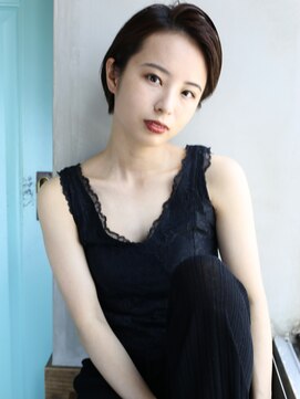 バース(BIRTH) 天神【BIRTH】かき上げハンサムショート×マロンベージュ　2