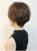 大人のすっきりショート☆ひし形シルエット/大人女子に人気！