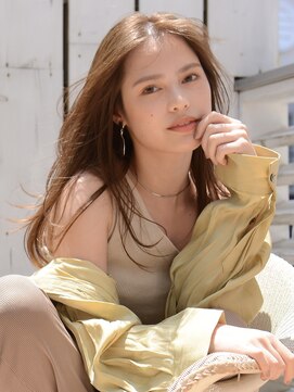 ロアー 葛西店(RAWR hair) 【RAWR】オレンジブラウン_イエベ_ストレート