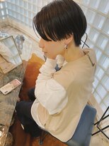 ウォーター 表参道(WATER)&nbsp;ショートカット　カラー　前髪　ミニボブ/表参道.南青山