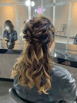 キッススワン(KISS SWAN)&nbsp;【編み込みハーフアップ】札幌美容室