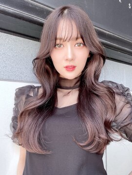 アルバム 新宿(ALBUM SHINJUKU) ロングくびれ巻き_外ハネボブセクションカラー_39256