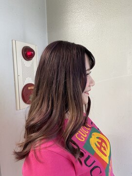 モナン 渋谷(Monan) 【ブリーチなし】ピンクブラウングラデーション♪