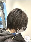 山形<ショートウルフ×ハイライト>
