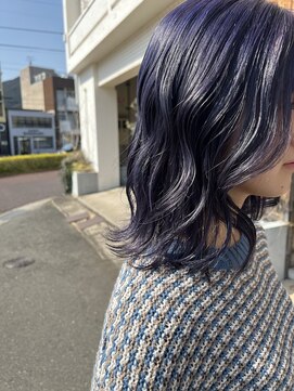 へアサロンアンドカフェガーデン(hair salon&cafe GARDEN) ダブルカラー/ケアブリーチ/ブルーパープル