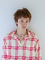 ガリカ シーム(Gallica/SEAM)&nbsp;【Gallica】外国人風束感ウルフカーリーパーマ/透け感ベージュ