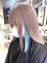 リア 近鉄八尾店(Lia)&nbsp;ミルクティーベージュ×インナーシアン