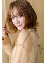 カバーヘア イヴ 戸頭店(COVER HAIR EVE)&nbsp;外国人風カーキベージュ小顔くびれボブウルフY戸頭10代20代30代