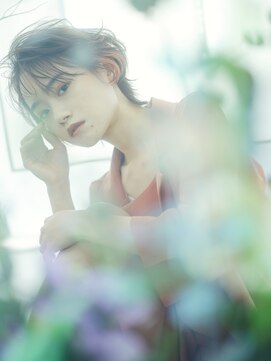 ユイツ ショート×ペールピンクインナーカラー