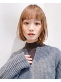 Say.顔周りレイヤーレイヤーボブひし形シルエット小顔カット原宿