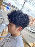 メンズスパイキースパイラルパーマ