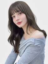 ユーフォリア 青山(Euphoria)&nbsp;ブリーチなし！柔らかブリーチなしラベンダーベージュ小顔ミディ