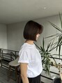 リバレッジ 広尾(Leverage)&nbsp;ボブにフェイスレイヤーのスタイルも可愛いです^ ^