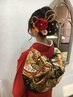 【2026’成人式】振袖着付け ￥13,500(※10時以前は早朝料金有・30分/550円)
