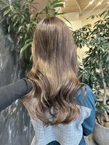 アニュー(A'nyu)&nbsp;グレージュケアブリーチルーツカラーアンブレラカラー