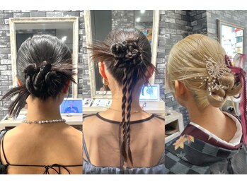 リリー シンジュク(Lilly)の写真/【ヘアセット：¥4500→¥3400】洗練されたタイトセット/個性派アレンジで魅力引き出す特別なstyleに.*[新宿]