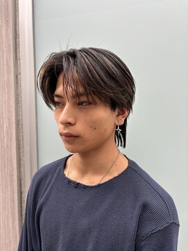 ニコ トウキョウ ヨコハマ(nico) センターパートニュアンスパーマ