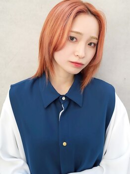 セシルヘアー 博多駅前店(Cecil hair)の写真/≪博多駅前/ハイライト≫アディクシーやエドルも人気♪艶×質感×色味に感動!最新デザインカラーも◎
