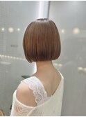 ミルクティーベージュボブ