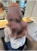 14210ブリーチ＆ダブルカラーオリーブミルクティーベージュ