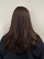 オリンテ バイ レシッド 表参道(orente by rcid)&nbsp;ロングレイヤースタイル チェリーレッドカラー