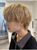テテ風　ミルクティーベージュ　メンズカラー　吉祥寺