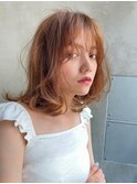 【Lloyd 大宮】ライトブラウン×ゆるふわミディアム