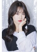 ナチュラル韓国巻き × くびれミディ　池袋ヘアセット