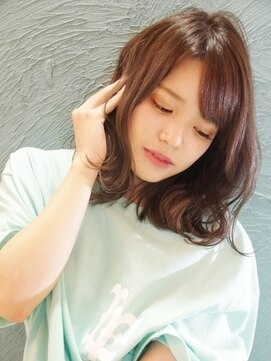 スリーナイン(THREE NINE) 【THREE NINE】ハイライトバレイヤージュ/ミルクティーベージュ