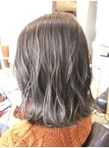 脱白髪染めハイライト