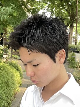 ゴーエン(GO-EN) スパイキーショートメンズベリーショート