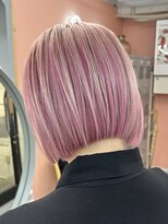 プネル(punel)&nbsp;のあホワイトピンク ピンクカラー ミックスカラー