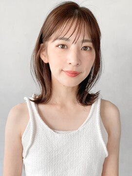 リヤン 表参道(lyann) 大人ガーリーダークアッシュ似合わせカット外ハネボブa