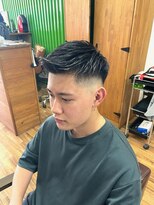 ヘアスタジオ ロメオ(hair studio Romeo)&nbsp;フェードフェザーアップアップバング