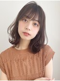 ミディアムレイヤー、外ハネボブ、グレージュ、脱白髪染め☆