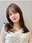 大人韓国風レイヤー【レイヤーカット/顔周り/銀座駅】