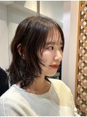 レイヤーカットレイヤーボブ暖色カラー艶髪20代30代40代大人ボブ