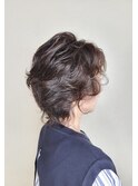 40代50代60代×ショートレイヤー×クリープパーマ