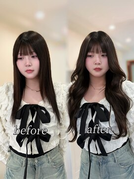 ララ モアナ(LaLa Moana) [HINAstyle]イメチェン/韓国エクステ/前髪/ロング/レイヤー