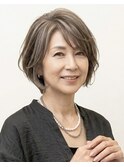 【monogram西野 英也】ミセス、大人女性、白髪、マイナス6歳ヘア