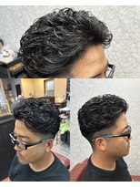 髪処田島屋&nbsp;オールバックパーマ