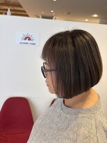 アズールサン 草加西口店(azule-sun)&nbsp;ハイライトカラー,白髪ぼかし,ベージュ,ショートボブ【草加】