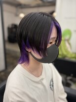 アドラ(ADLLA) 中性ウルフ★ショッキングパープル
