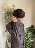 リバースセンターパート/ニュアンスパーマ/ダウンバング/横浜