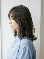 アントワープトーキョー(antwerp TOKYO)&nbsp;30代40代外ハネミディアムレイヤー髪質改善透明感カラー白髪染め