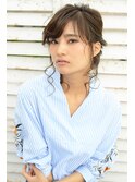 ラフ可愛い上級者見えアップヘア