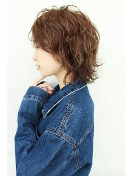 モリオ フロム ロンドン 大宮2号店(morio from London) 【なかじま ひびき】クリアアッシュ×ウルフヘア