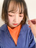 テトヘアー(teto hair)&nbsp;シースルーバング、フェイスフレーミング、インナーカラー